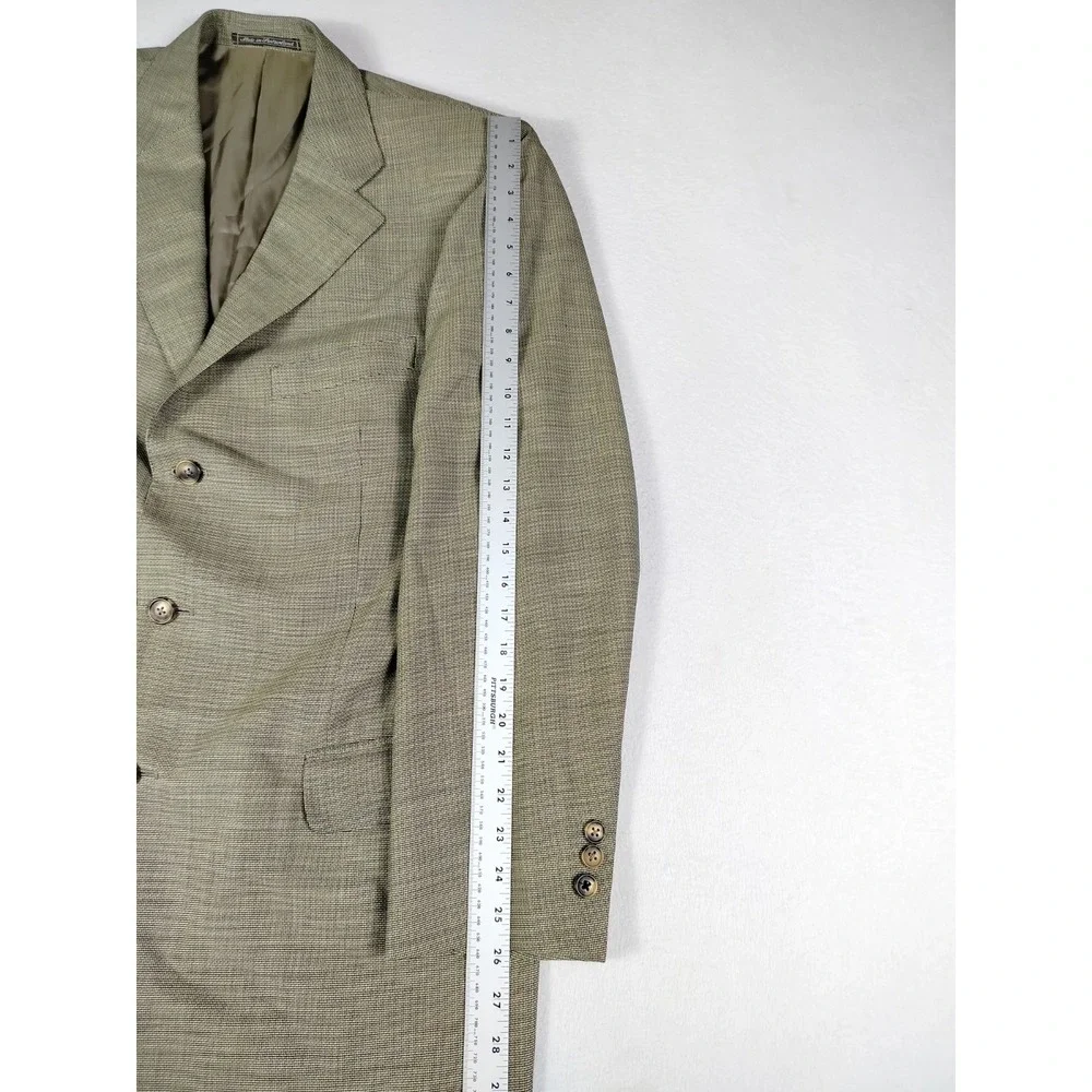 Ermenegildo Zegna Blazer Men's 45 Light Green High Performance Corpcore Workwear